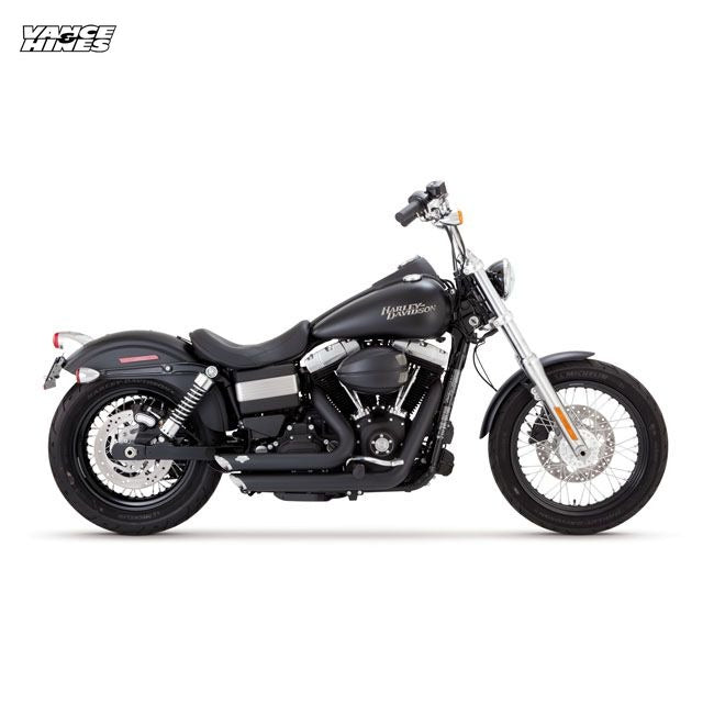 Vance & Hines, Shortshots staggered exhaust. Black
