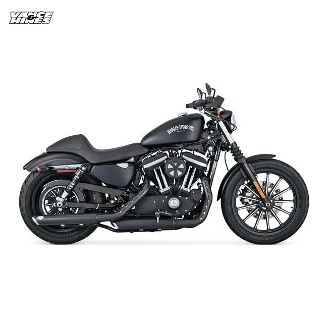 Vance & Hines, Twin slash 3" slip-on PCX mufflers. black