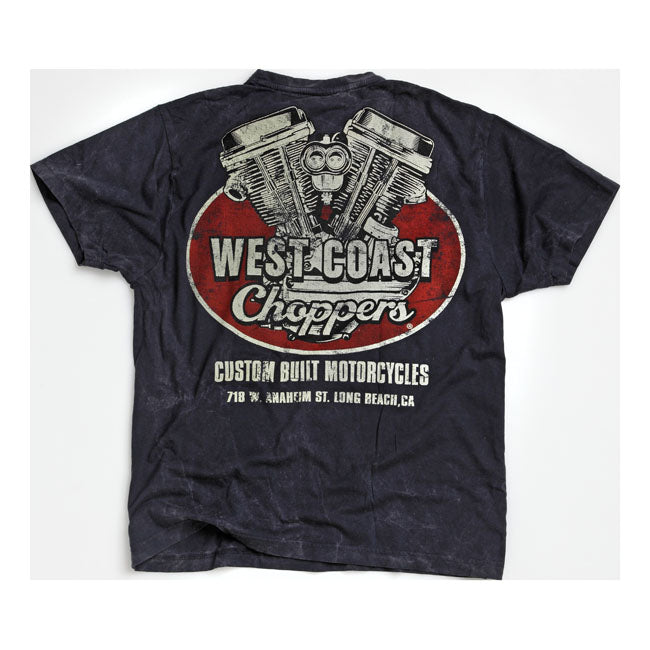 WCC Panhead vintage t-shirt navy