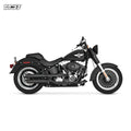 Vance & Hines, 3" twin slash slip-on PCX mufflers. black