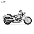 Vance & Hines, 3" twin slash slip-on PCX mufflers. chrome