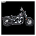 Vance & Hines, 3" Twin Slash slip-on PCX mufflers. Black