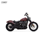 Vance & Hines, 3" twin slash slip-on PCX mufflers. black