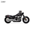 Vance & Hines, 3" twin slash slip-on PCX mufflers. chrome
