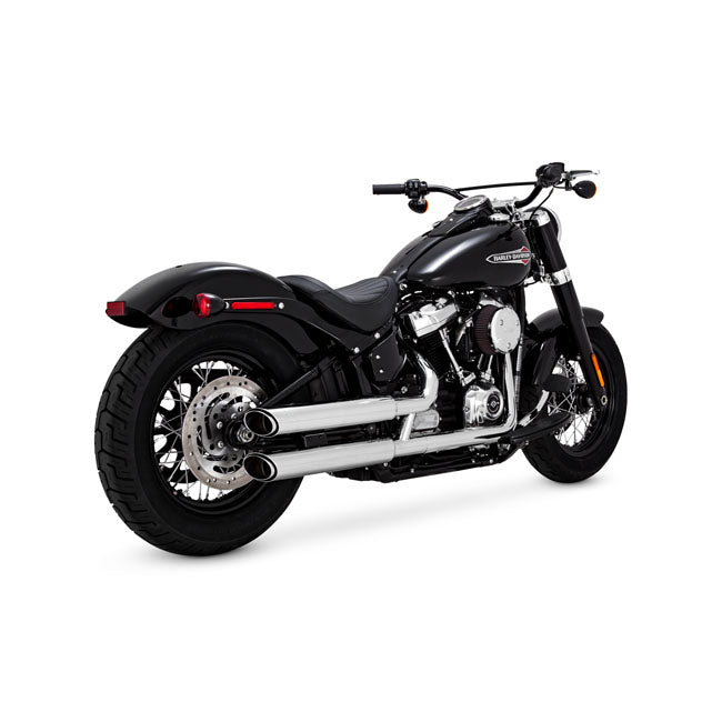 Vance & Hines, 3" twin slash slip-on PCX mufflers. chrome