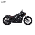 Vance & Hines, Twin Slash 3" slip-on PCX mufflers. Black