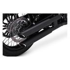 Vance & Hines, Twin Slash 3" slip-on PCX mufflers. Black