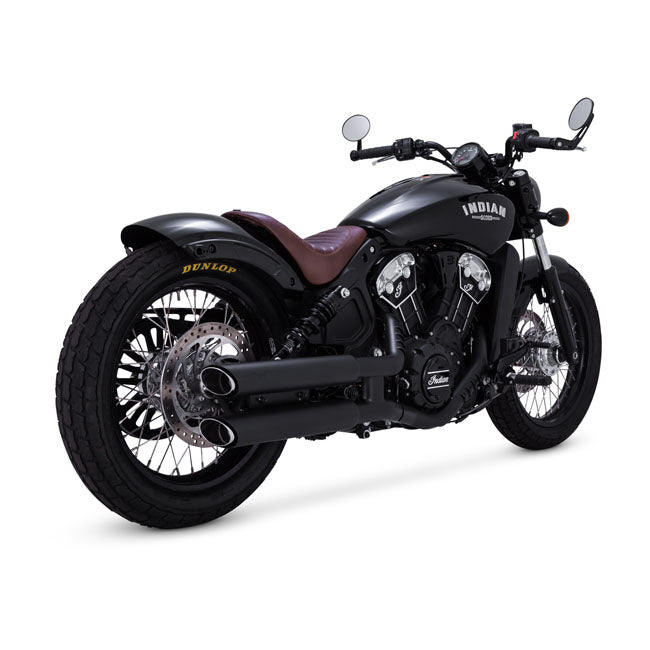 Vance & Hines, Twin Slash 3" slip-on PCX mufflers. Black