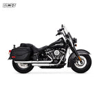 Vance & Hines, 3" twin slash slip-on PCX mufflers. chrome