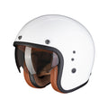 Scorpion Belfast Evo luxe helmet white