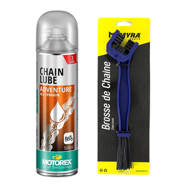 MOTOREX OFERTA - Spray Lant ADVENTURE - 500ml [CHAIN LUBE]<br> + MYRA PERIE CURATARE LANT [OUT1015]