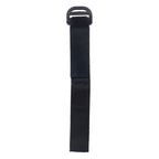 Longride, 25mm hook & loop mount strap. Black