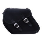 Longride, Heritage waxed cotton saddlebags. Black