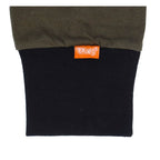 Roeg Shawn stripe sweatshirt army/black