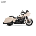 Vance & Hines, PCX Dresser Duals crossover headers. Black