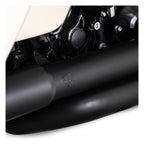 Vance & Hines, PCX Dresser Duals crossover headers. Black