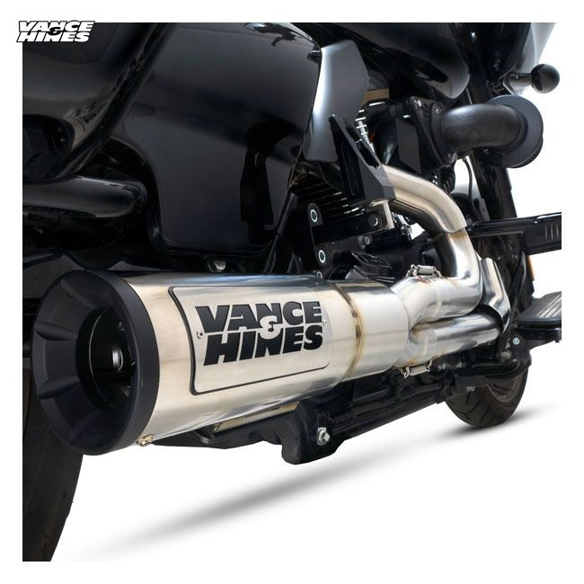 Vance & Hines, Hi-output RR heat shield kit. brushed