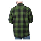 Carhartt Flannel sherpa-lined shirt chive