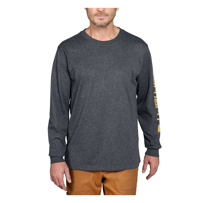 Carhartt Sleeve logo long sleeve carbon heather