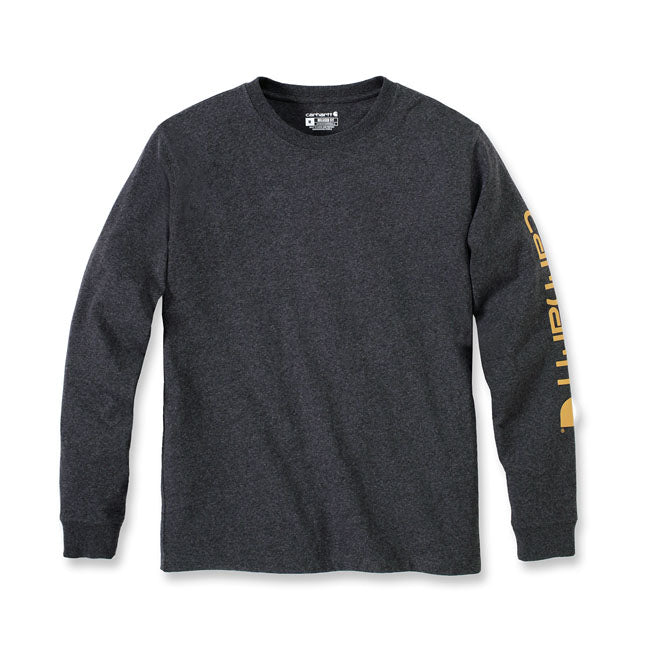 Carhartt Sleeve logo long sleeve carbon heather