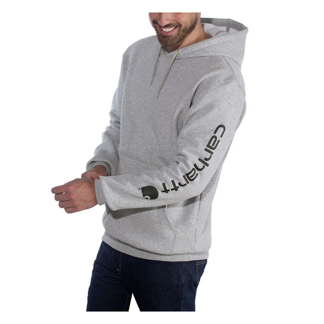 Carhartt Sleeve Logo hoodie gray/black