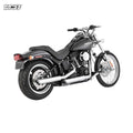 Vance & Hines, 3" Twin Slash slip-on mufflers. Chrome