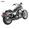 Vance & Hines, 3" Twin Slash slip-on mufflers. Black