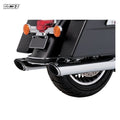 Vance & Hines, 4" Twin Slash Round slip-on mufflers. Chrome