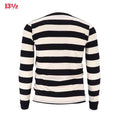 13 1/2 Behind Bars long sleeve white/black