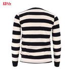 13 1/2 Behind Bars long sleeve white/black