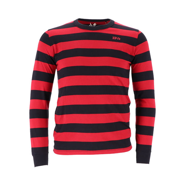 13 1/2 Behind Bars long sleeve red/black