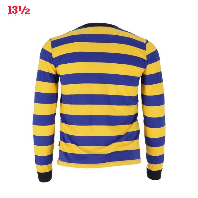 13 1/2 Behind Bars long sleeve yellow/blue