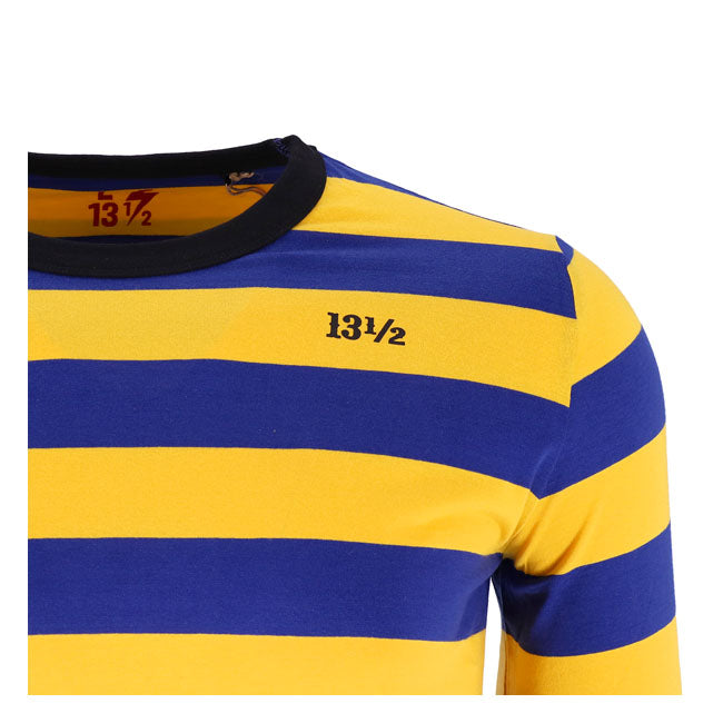 13 1/2 Behind Bars long sleeve yellow/blue