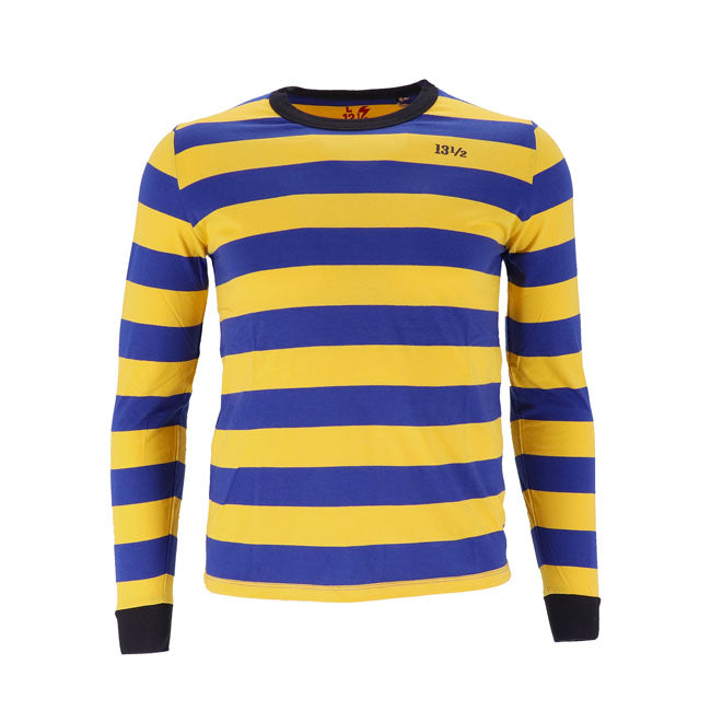 13 1/2 Behind Bars long sleeve yellow/blue