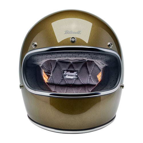 Biltwell Gringo helmet ugly gold metallic