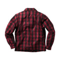 WCC Wool lined Plaidshirt red/black