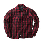 WCC Wool lined Plaidshirt red/black