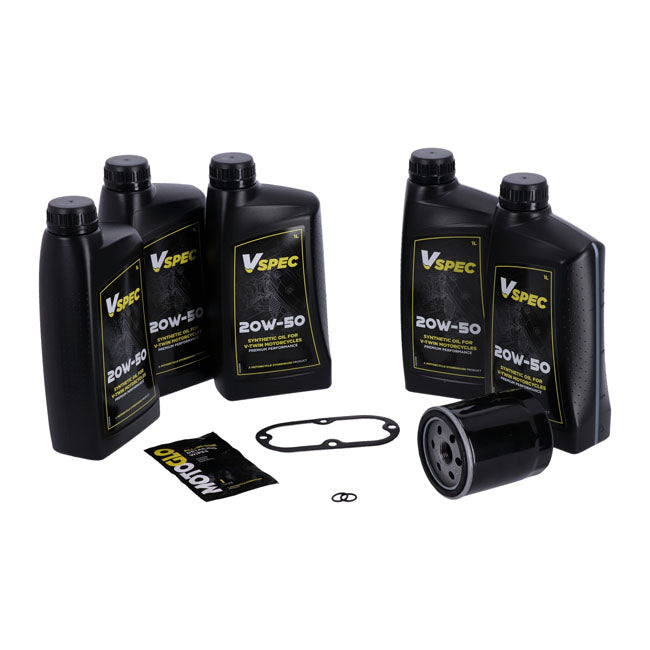 MCS, ''Big Oil'' service kit. Full synthetic. Black filter