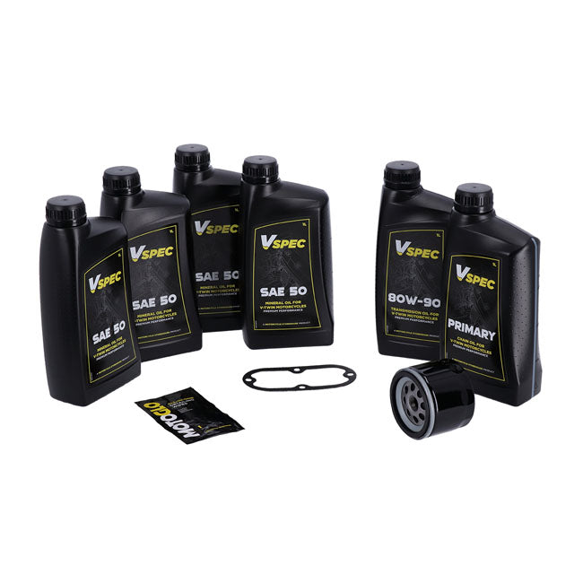 MCS, ''Big Oil'' service kit. Mineral SAE50. Black filter