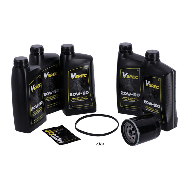 MCS, ''Big Oil'' service kit. Full synthetic. Black filter