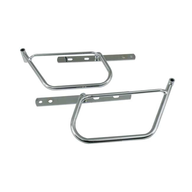 Longride, saddlebag holder. Chrome