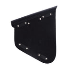Longride, swingarm bag. Smooth, black leather
