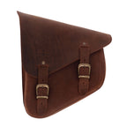 Longride, swingarm bag. Smooth, brown leather