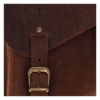 Longride, swingarm bag. Smooth, brown leather