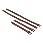 Longride, swingarm bag. Smooth, brown leather