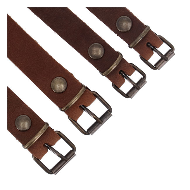 Longride, swingarm bag. Smooth, brown leather