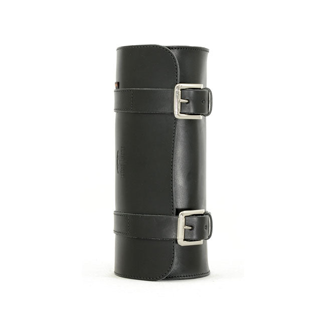 Longride, genuine leather tool roll 4L. Smooth black