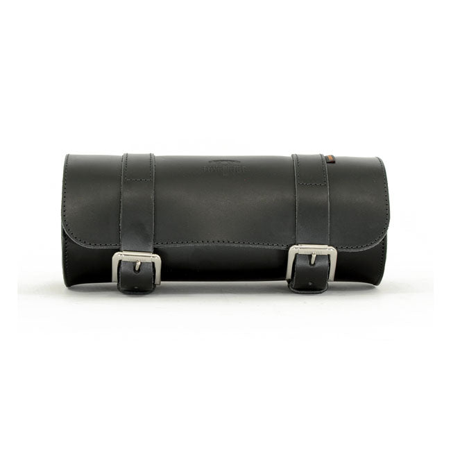 Longride, genuine leather tool roll 4L. Smooth black