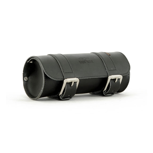 Longride, genuine leather tool roll 2L. Smooth black