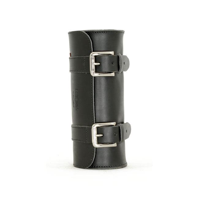 Longride, genuine leather tool roll 2L. Smooth black